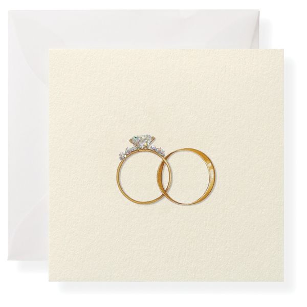 Bridal Rings Enclosure Note Card J. Schrecker Jewelry Hopkinsville, KY