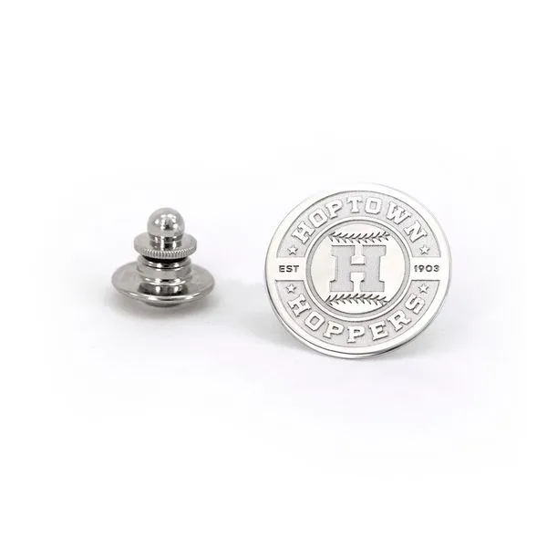 Sterling Silver Hoptown Hoppers Lapel Pin / Tie Tack J. Schrecker Jewelry Hopkinsville, KY