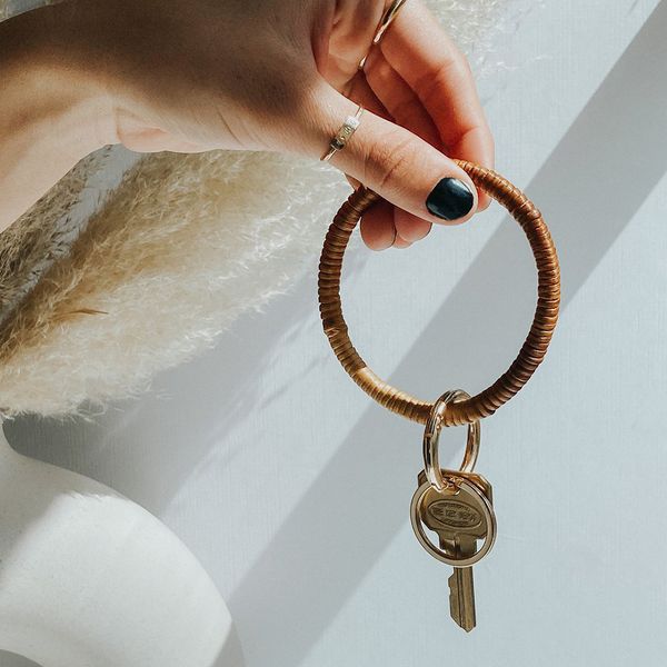 Handmade Rattan Bangle Key Ring J. Schrecker Jewelry Hopkinsville, KY