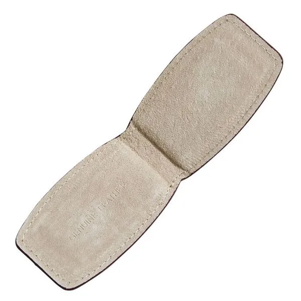 Brown Leather Money Clip with Magnetic Closure Image 3 J. Schrecker Jewelry Hopkinsville, KY
