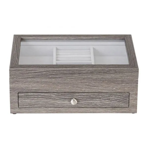 Ardenne Dove Gray Wooden Jewelry Box Image 3 J. Schrecker Jewelry Hopkinsville, KY