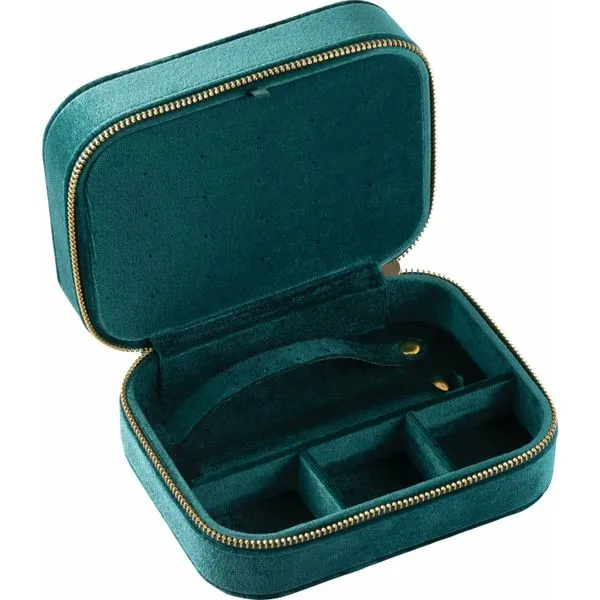 Deep Teal Velvet Jewelry Case J. Schrecker Jewelry Hopkinsville, KY