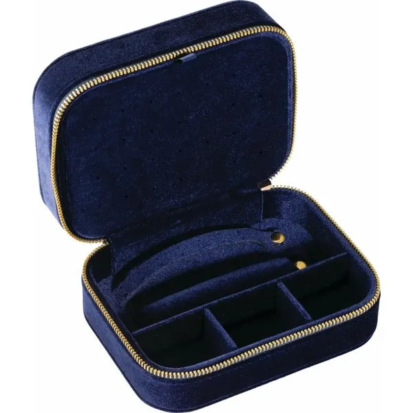 Navy Velvet Jewelry Case J. Schrecker Jewelry Hopkinsville, KY
