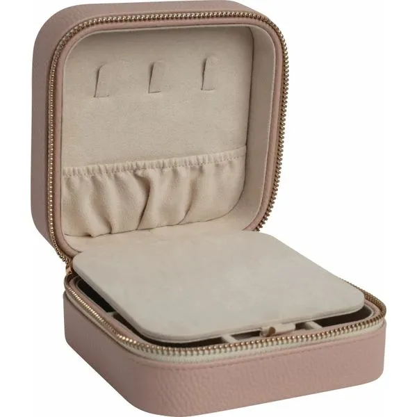 Blush Leatherette Jewelry Case with Mirror Image 3 J. Schrecker Jewelry Hopkinsville, KY