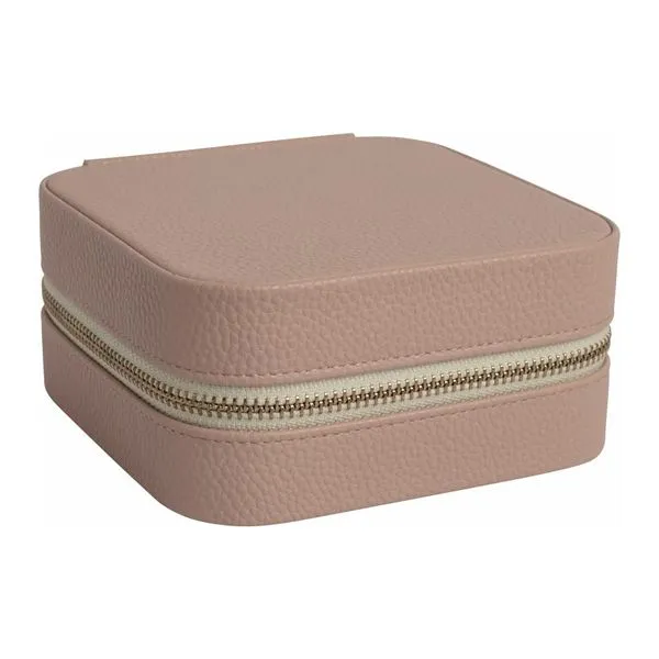 Blush Leatherette Jewelry Case with Mirror J. Schrecker Jewelry Hopkinsville, KY