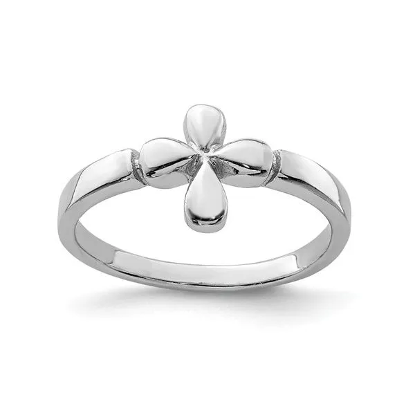 Sterling Silver Child's Cross Ring J. Schrecker Jewelry Hopkinsville, KY