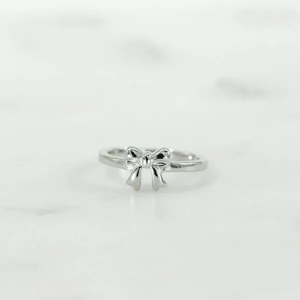 Sterling Silver Child's Bow Ring Image 2 J. Schrecker Jewelry Hopkinsville, KY