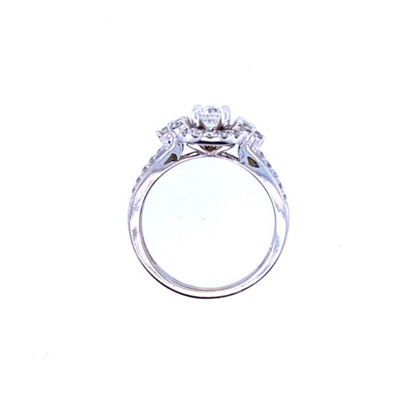 Halo Diamond Engagement Ring Image 3 J. Thomas Jewelers Rochester Hills, MI