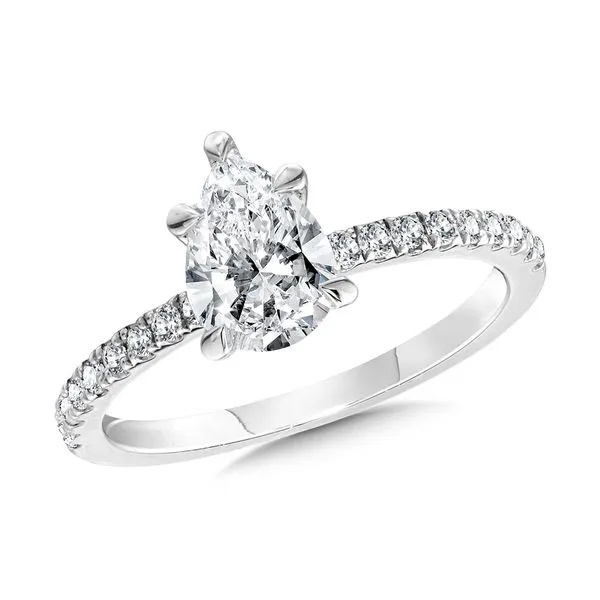 1.75Tw Pear Hidden Halo Ring J. Thomas Jewelers Rochester Hills, MI