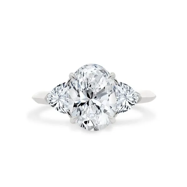 Three Stone Oval Ring J. Thomas Jewelers Rochester Hills, MI