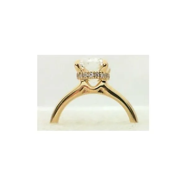 14 Karat Yellow Gold Lab Diamond Engagement Ring Image 2 J. Thomas Jewelers Rochester Hills, MI