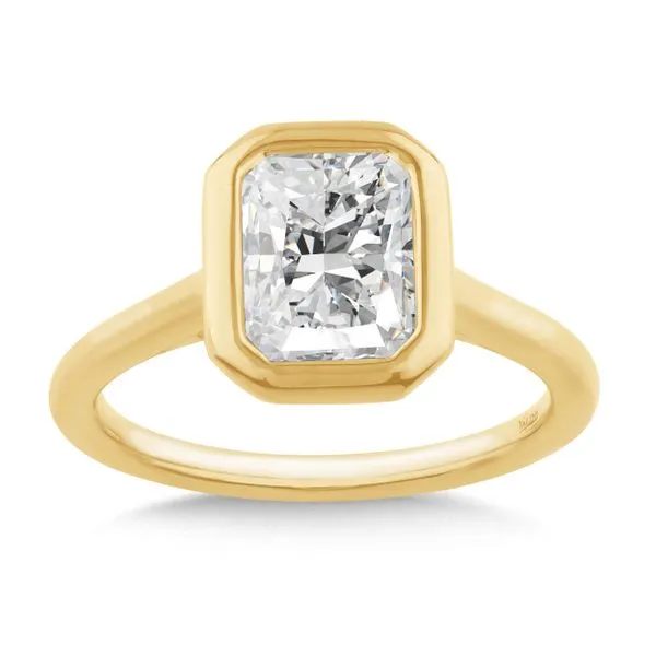 14 Karat Yellow Gold Lab Created Diamond Engagement Ring J. Thomas Jewelers Rochester Hills, MI