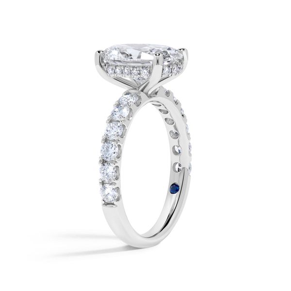Oval Center Lab-Grown Diamond Engagement Ring Image 2 J. Thomas Jewelers Rochester Hills, MI