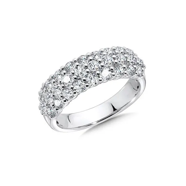 Diamond Anniversary Band In 14K White Gold J. Thomas Jewelers Rochester Hills, MI