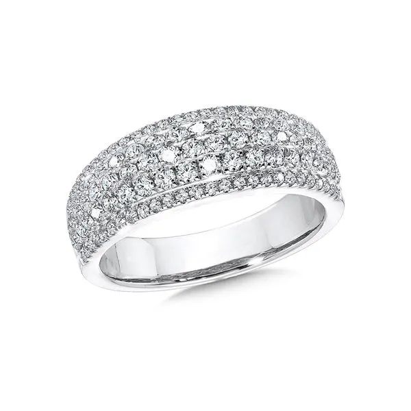 Diamond Anniversary Band In 14K White Gold J. Thomas Jewelers Rochester Hills, MI