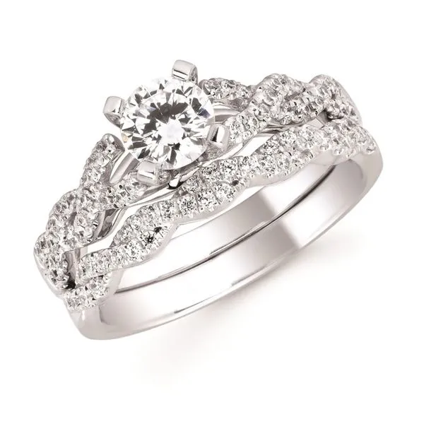 White Gold Infinity Diamond Band J. Thomas Jewelers Rochester Hills, MI