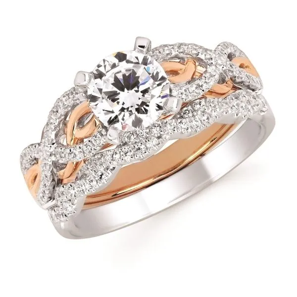 Crossover Diamond Wedding Band J. Thomas Jewelers Rochester Hills, MI