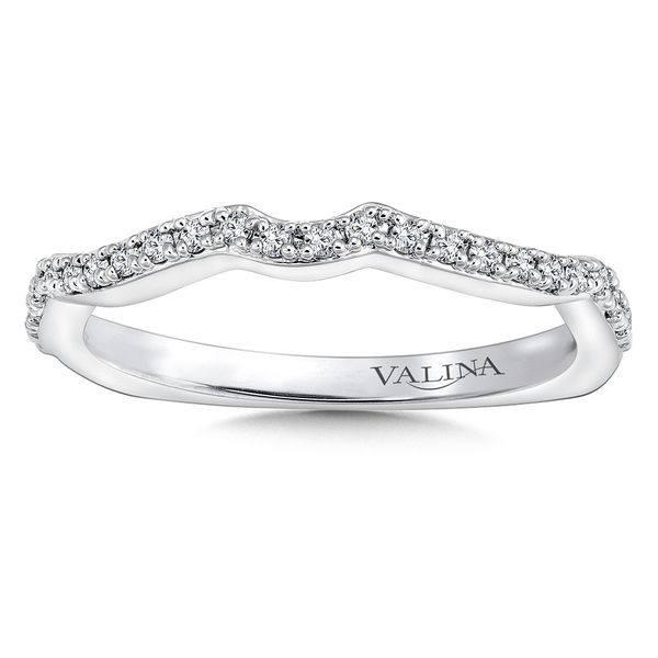 Valina Curved Diamond Wedding Band J. Thomas Jewelers Rochester Hills, MI