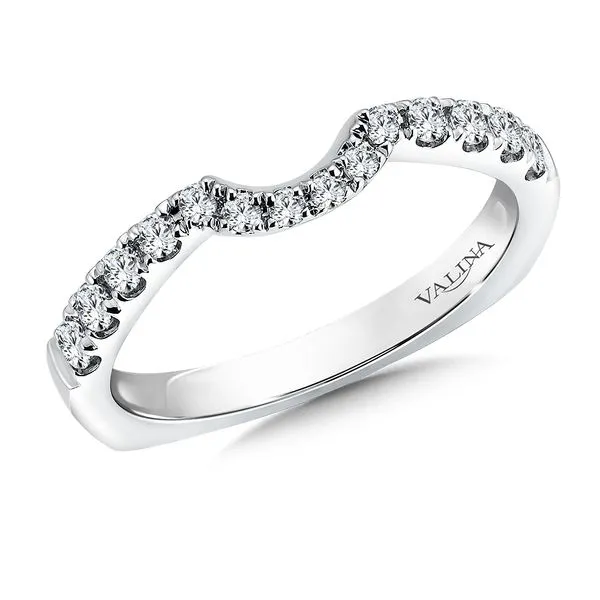 Valine Curved Diamond Band J. Thomas Jewelers Rochester Hills, MI