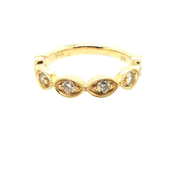 Custom Yellow Gold Diamond Ring J. Thomas Jewelers Rochester Hills, MI