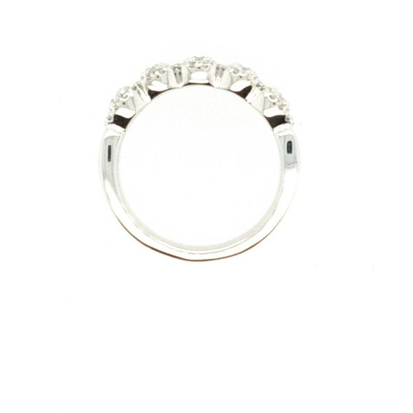 Diamond Halo Anniversary Ring Image 2 J. Thomas Jewelers Rochester Hills, MI