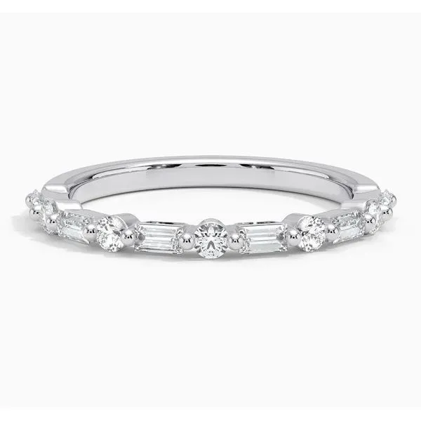Baguette And Round Band J. Thomas Jewelers Rochester Hills, MI