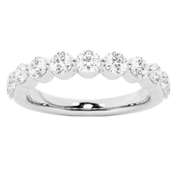 Diamonds Forever 14 Karat White Gold Diamond Band J. Thomas Jewelers Rochester Hills, MI