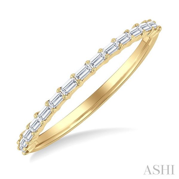 14 Karat Yellow Gold Diamond Band J. Thomas Jewelers Rochester Hills, MI