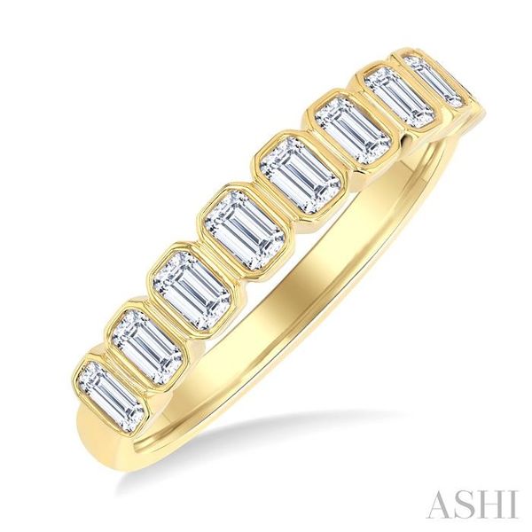 14 Karat Yellow Gold Diamond Band J. Thomas Jewelers Rochester Hills, MI