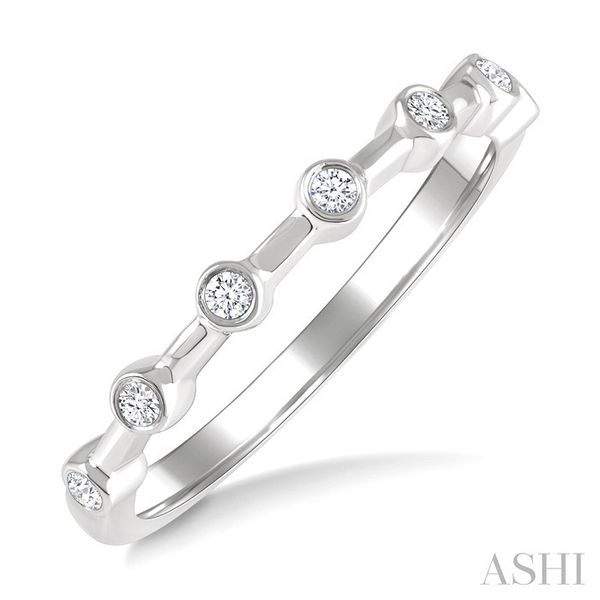 14 Karat White Gold Diamond Band J. Thomas Jewelers Rochester Hills, MI