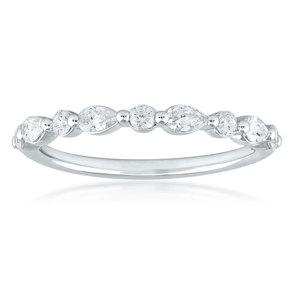 Pear And Round Diamond Band J. Thomas Jewelers Rochester Hills, MI