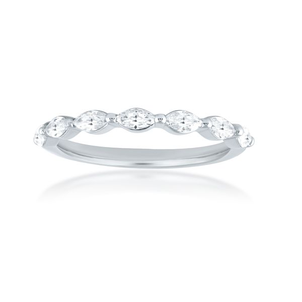 Marquise Diamond Band Image 2 J. Thomas Jewelers Rochester Hills, MI