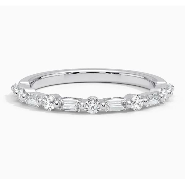 Baguette And Round Band J. Thomas Jewelers Rochester Hills, MI