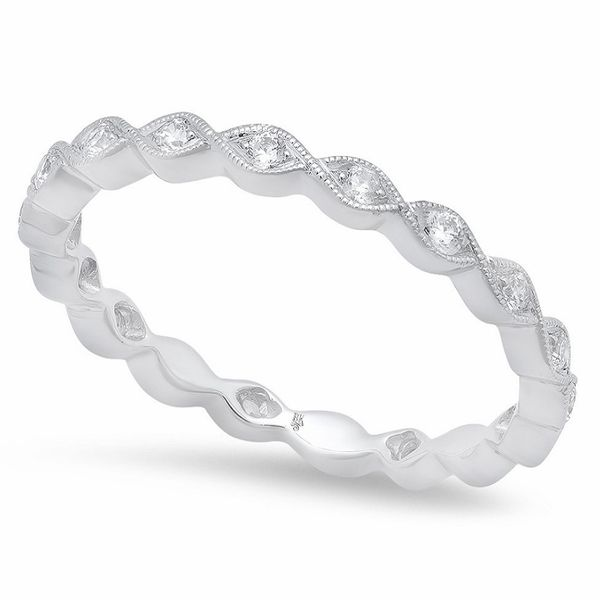 Beverley K Marquise Silhoutte Diamond Band J. Thomas Jewelers Rochester Hills, MI