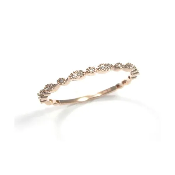 Rose Gold Diamond Band J. Thomas Jewelers Rochester Hills, MI