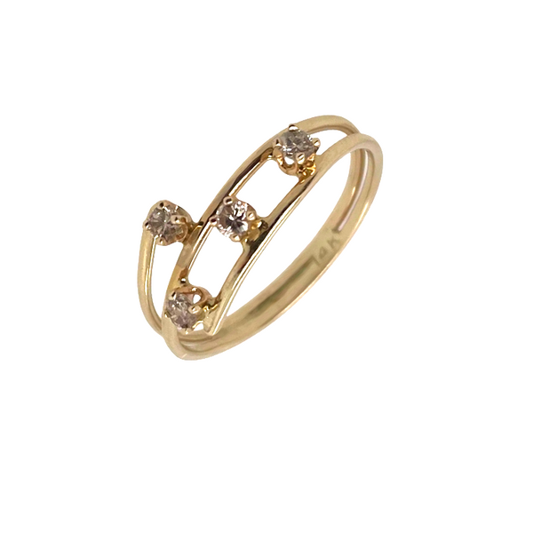 Yellow Gold Diamond Ring J. Thomas Jewelers Rochester Hills, MI