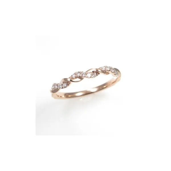 Romantic 14 Karat Rose Gold  Diamond Ring J. Thomas Jewelers Rochester Hills, MI