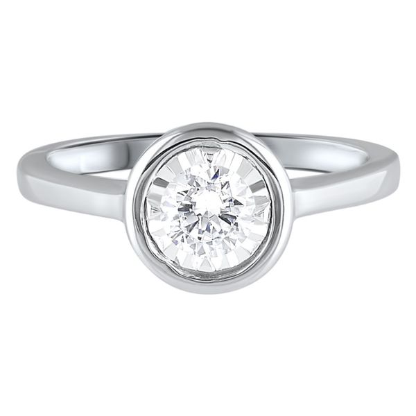 Bezel Set Diamond Ring J. Thomas Jewelers Rochester Hills, MI