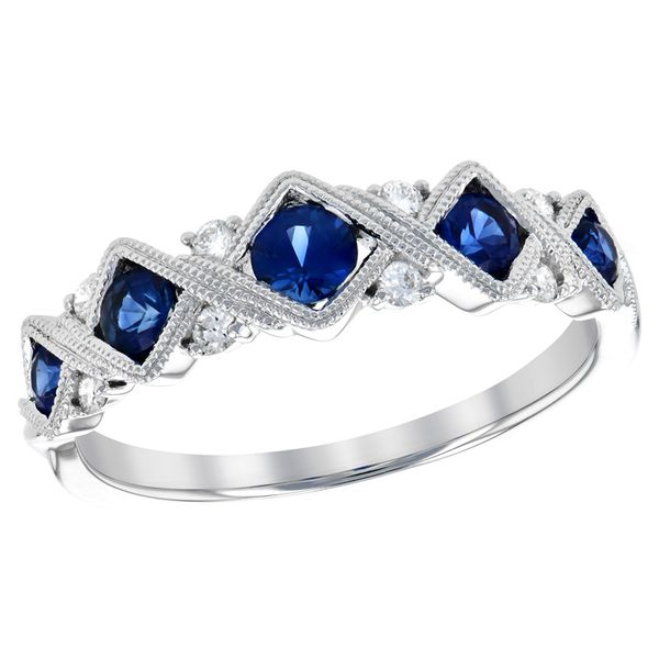 Divine Sapphire Diamond Ring J. Thomas Jewelers Rochester Hills, MI