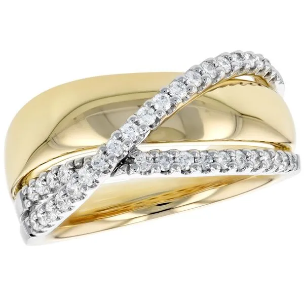 Yellow And White Gold Diamond Ring J. Thomas Jewelers Rochester Hills, MI