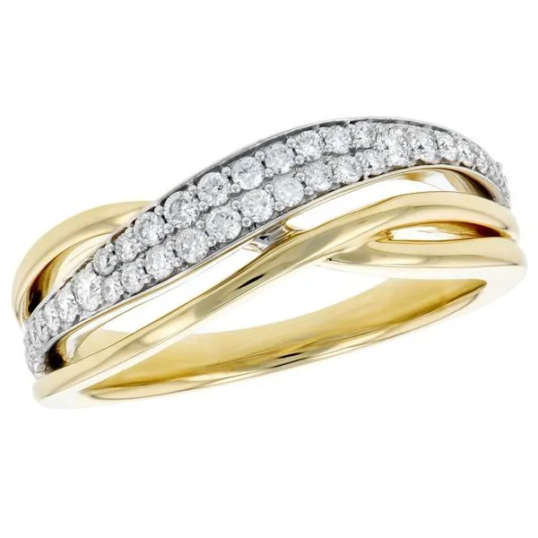 Crossover Diamond Ring J. Thomas Jewelers Rochester Hills, MI