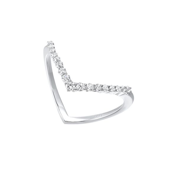 White Gold Geometric Diamond Ring J. Thomas Jewelers Rochester Hills, MI