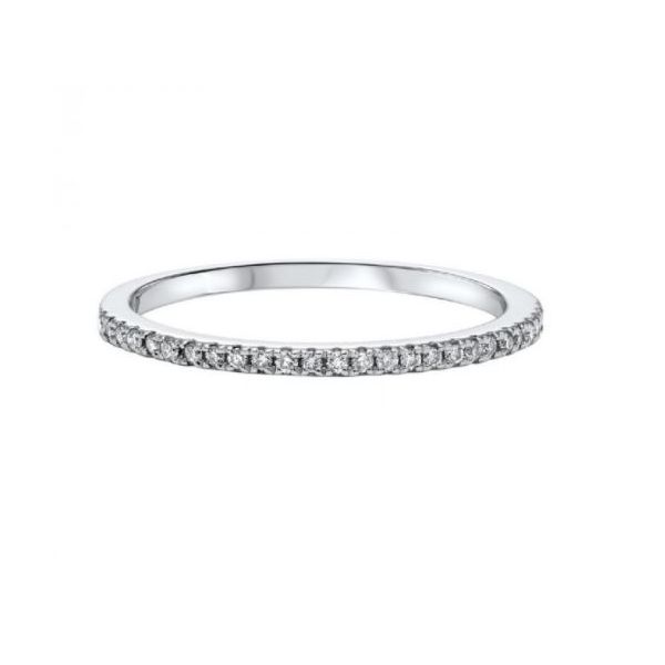 10 Karat White Gold Diamond Stackable Ring J. Thomas Jewelers Rochester Hills, MI