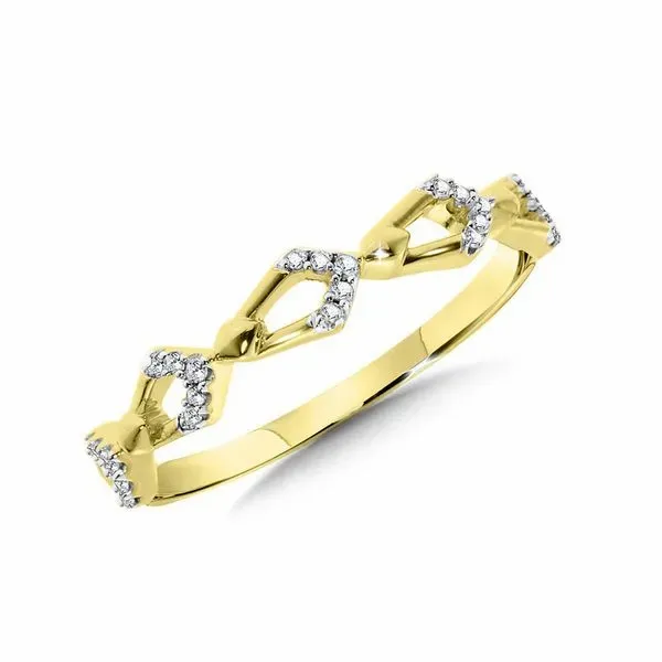 Yellow Gold Diamond Stackable J. Thomas Jewelers Rochester Hills, MI