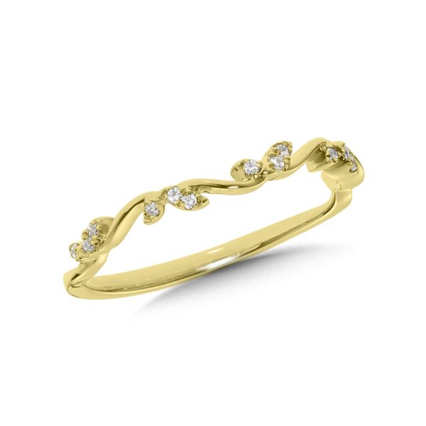 Yellow Gold 0.08Tw Diamond Stackable J. Thomas Jewelers Rochester Hills, MI