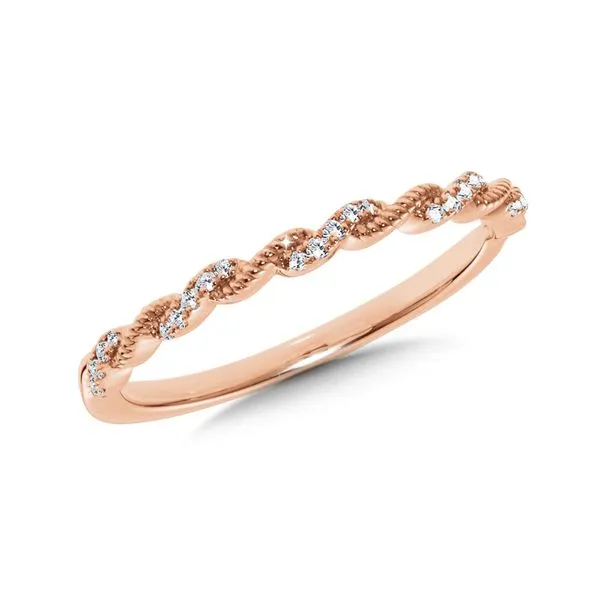 Rose Gold 0.09Tw Diamond Stackable J. Thomas Jewelers Rochester Hills, MI