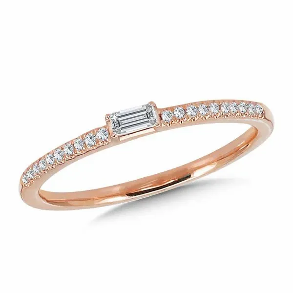 Rose Gold 0.14Tw Diamond Stackable J. Thomas Jewelers Rochester Hills, MI