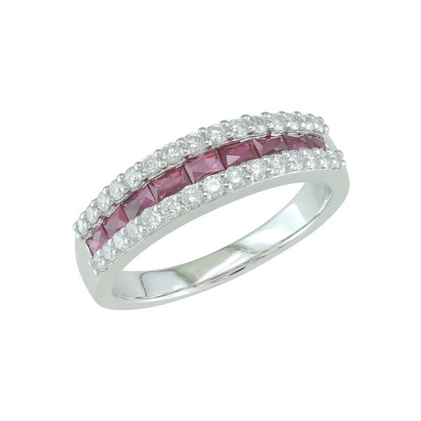 Baguette Ruby and Diamond Ring J. Thomas Jewelers Rochester Hills, MI