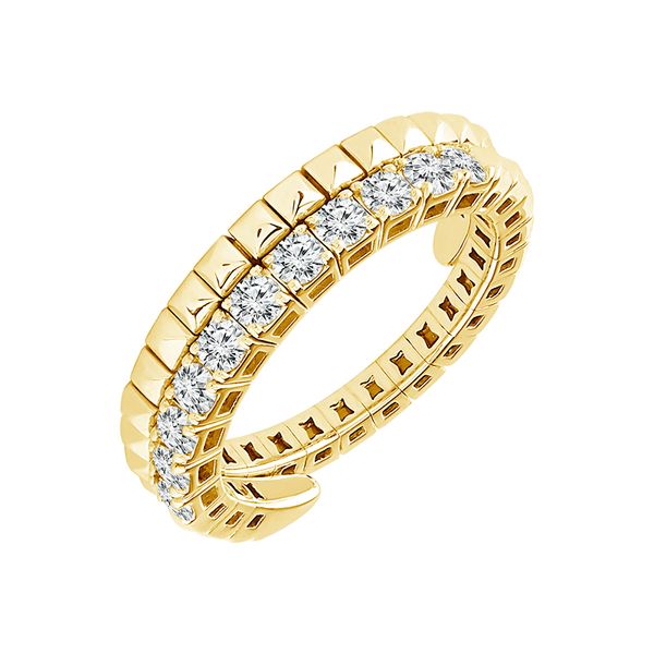 0.50 Carat Yellow Gold  Flexible Diamond Ring J. Thomas Jewelers Rochester Hills, MI