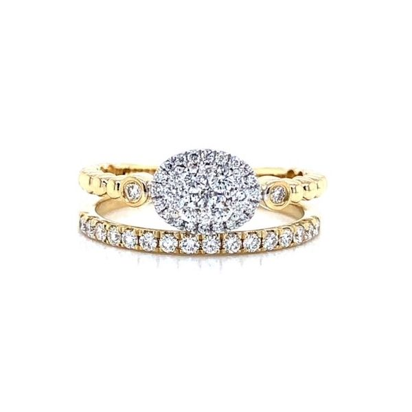 Oval Cluster Diamond Ring J. Thomas Jewelers Rochester Hills, MI